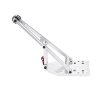 QOAKSDY RC Teile Compatibile con Axial per Capra 1.9UTB per Trail per Capra Kit di Aggiornamento Parte 1/10 RC Auto Crawler in Alluminio Camion Carro Attrezzi Gru Kit Braccio(Silver)