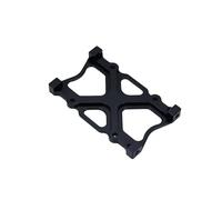 QOAKSDY RC Teile Compatibile con Axial per SCX10 1/10 RC Accessori di Aggiornamento Pezzi di Ricambio 1 Pz Scheda Batteria Staffa di Montaggio Telaio in Alluminio(Black)