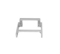 QOAKSDY RC Teile Compatibile con Axial per SCX10 II 1/10 RC Auto Crawler Servo Mount Sostituzione in Lega di Alluminio Stabile Servo Mount Parti di Aggiornamento(Silver)