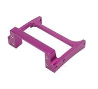 QOAKSDY RC Teile Compatibile con Axial per SCX10 II 1/10 RC Auto Crawler Servo Mount Sostituzione in Lega di Alluminio Stabile Servo Mount Parti di Aggiornamento(Purple)