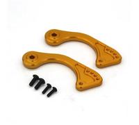 QOAKSDY RC Teile Compatibile con JLB 11101 21101 J3 1/10 Veicolo Telecomandato Raccordi PO in Metallo Supporto Ruota Testa E Coda EA1023(Yellow)