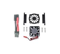 QOAKSDY RC Teile Compatibile con MAXX 4S per VXL 89076-4 89086-4 per Monster Truck 1/10 RC Auto Accessori di Modifica di Aggiornamento Ventola di Raffreddamento del Motore in Metallo(Black)