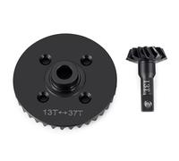QOAKSDY RC Teile Compatibile con Maxx per Slash 4X4 1/8 RC Crawler Auto Accessori di Aggiornamento in Acciaio Anteriore Differenziale Posteriore E Pignone 13T 37T(Front)