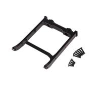 QOAKSDY RC Teile Compatibile con MN G500 MN86 MN86S MN86K MN86KS 1/12 RC Crawler Auto Aggiornamento Parti in Lega di Alluminio Paraurti Anteriore Montaggio Traversa(Black)