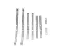 QOAKSDY RC Teile Compatibile con MN per MN82 LC79 Assale Posteriore in Acciaio Ammortizzatore Fisso per Piastra A Molla 1/12 Accessori per Parti di Aggiornamento per Auto con Telecomando