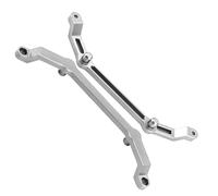 QOAKSDY RC Teile Compatibile con Mn128 Mn86 G500 Colonna Fissa sulla Scocca Dell'auto Parti di Aggiornamento in Metallo Telecomando 1/12 Accessori per Auto Cingolate Rc(Silver)