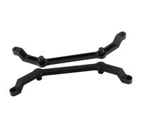 QOAKSDY RC Teile Compatibile con Mn128 Mn86 G500 Colonna Fissa sulla Scocca Dell'auto Parti di Aggiornamento in Metallo Telecomando 1/12 Accessori per Auto Cingolate Rc(Black)