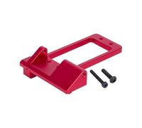 QOAKSDY RC Teile Compatibile con SCX10 III AR45P Assale A Portale per LCG per Telaio Centro di gravità Basso Staffa Servo CNC Assale Anteriore Bat Servo Mount 1/10(Red)