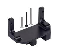 QOAKSDY RC Teile Compatibile con SCX10 III Parti di Aggiornamento in Lega di Alluminio Servo su Supporto Assale AR45P Portal Axle 4-Link Sospensione per Auto Cingolata RC 1/10(Black)