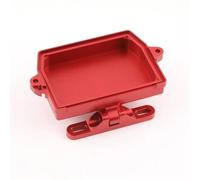 QOAKSDY RC Teile Compatibile con Traxxas 1/5 per X-MAXX 6S 8S 1/6 per XRT 8S RC Auto Parti di Aggiornamento in Metallo Dispositivo Radio Ricevitore Scatola di Copertura del Filo 7724(Red)