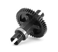QOAKSDY RC Teile Compatibile con Traxxas 4WD per SLEDG Accessori per Auto RC 1/8 46T Centro Albero Dritto Ingranaggio Cilindrico Assemblato Diff. Centrale(Black)