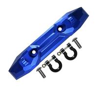 QOAKSDY RC Teile Compatibile con Traxxas per E-Revo 2.0 86086-4 4X4 per VXL per Monster Truck 1/10 RC Auto Aggiornamento Paraurti Posteriore in Metallo con Gancio di Traino 5335X(Blue)