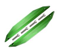 QOAKSDY RC Teile Compatibile con Traxxas per MAXX V2 2.0 4S 4WD per Monster Truck 1/10 Parti di Automobili RC Protezione Ala Esterna per Telaio Nerf Bar Gonna Laterale Set(Green)