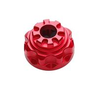 QOAKSDY RC Teile Compatibile con Traxxas per TRX4 82056-4 1/10 RC Crawler Car Upgrade Parts Accessori Differenziale Anteriore Posteriore in Metallo(Red)