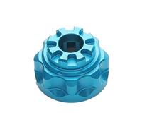 QOAKSDY RC Teile Compatibile con Traxxas per TRX4 82056-4 1/10 RC Crawler Car Upgrade Parts Accessori Differenziale Anteriore Posteriore in Metallo(Blue)