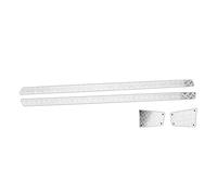 QOAKSDY RC Teile Compatibile con Traxxas per TRX4M per Defender 1/18 RC Auto Parti di Aggiornamento Lato in Acciaio Anti-Graffio Piastra Paramotore Trim Decorativo Copriletto(Silver)
