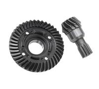 QOAKSDY RC Teile Compatibile con TRAXXAS per X-MAXX 6S-8S 1/5 RC Parti di Aggiornamento per Auto 42/13T Ingranaggio Differenziale Anteriore E Posteriore in Acciaio Temprato E Pignone(Rear)