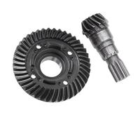 QOAKSDY RC Teile Compatibile con TRAXXAS per X-MAXX 6S-8S 1/5 RC Parti di Aggiornamento per Auto 42/13T Ingranaggio Differenziale Anteriore E Posteriore in Acciaio Temprato E Pignone(Front)
