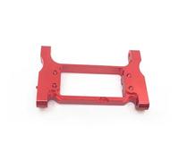 QOAKSDY RC Teile Compatibile con TRX-4 1/10 RC Crawler Auto Parti di Aggiornamento Anteriore in Alluminio Posteriore per Supporti del Fascio Traversa del Telaio(Red,Front)