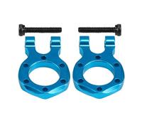 QOAKSDY RC Teile Compatibile con TRX4 per SCX10 per Wrangler per Gladiator per Element per Enduro TF2 2 Pezzi Gancio di Traino Verricello Paraurti D-Ring 1:10 rc Cars Crawler(Blue)
