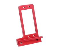 QOAKSDY RC Teile Compatibile con VP per Capra F9 1/10 RC Crawler Car Basso Centro di gravità per Telaio in Alluminio CNC per ASSE Anteriore per LCG Bat Servo Mount(Red)