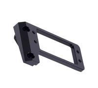 QOAKSDY RC Teile Compatibile con VP per Capra F9 Fai da Te per LCG per L'aggiornamento del Telaio ASSE Anteriore Bat Servo Mount Centro di gravità Basso per 1/10 RC Crawler Car(Black)