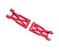 QOAKSDY RC Teile Compatibile con Wltoys 104001 1/10 RC Auto Parti di Aggiornamento Accessori 2 Pezzi Braccio di Sospensione Posteriore in Lega di Alluminio per Bracci Oscillanti(Red)