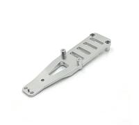 QOAKSDY RC Teile Compatibile con WLtoys 124006 12423 12427 12428 12429 1/12 RC Parti di Automobili Accessori Metallo Aggiornato Secondo Piano Lastra(Silver)