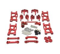 QOAKSDY RC Teile Compatibile con WLtoys 124007 124017 124019 144001 144002 per RIaarIo XDKJ-001 006 AM-X12 RC Auto Aggiornamento E Parti di Modifica(Red)