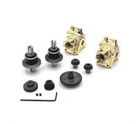 QOAKSDY RC Teile Compatibile con WLtoys 124007 124017 124019 144001 144010 144002 per RIaarIo XDKJ-001 XDKJ-006 AM-X12 1/14 1/12 RC Set di Montaggio in Metallo per Auto(Yellow)