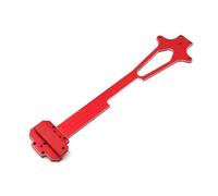 QOAKSDY RC Teile Compatibile con WLtoys 124017 124016 124018 124019 1/12 RC Parti di Automobili Aggiornamento in Metallo Refit Accessori per Lastra del Secondo Piano(Red)