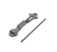 QOAKSDY RC Teile Compatibile con WLtoys 144001 144002 RC Parti di Aggiornamento per Auto Modifica in Metallo Piastra del Secondo Piano Albero di Trasmissione Centrale Multi-Colore(Gray)