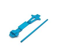 QOAKSDY RC Teile Compatibile con WLtoys 144001 144002 RC Parti di Aggiornamento per Auto Modifica in Metallo Piastra del Secondo Piano Albero di Trasmissione Centrale Multi-Colore(Blue)