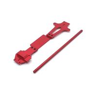 QOAKSDY RC Teile Compatibile con WLtoys 144001 144002 RC Parti di Aggiornamento per Auto Modifica in Metallo Piastra del Secondo Piano Albero di Trasmissione Centrale Multi-Colore(Red)
