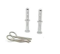 QOAKSDY RC Teile Compatibile con Wltoys 144001 144010 144016 124016 124017 124018 124019 per RIaarIo Metallo Body Mount Post Shell Colonna RC Parti di Automobili(Silver)