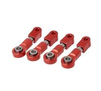 QOAKSDY RC Teile Compatibile con Wltoys P929 P939 K969 K979 K989 K999 1/28 Auto RC 4pcs Metal Aggiornata Superiore per Il Braccio di per Swing(Red)