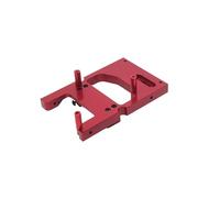 QOAKSDY RC Teile Compatibile con WPL C14 C24 B14 B24 per MN D90 D91 D96 99S per HengLong per JJRC per FeiYu RC Parti di Automobili Aggiornamento in Metallo Servo Mount(Red)