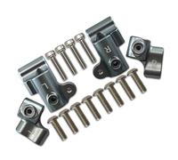 QOAKSDY RC Teile per ARRMA per Outcast per Notorious 6S per BLX 1/8 RC Auto Anteriore in Metallo Posteriore Corpo Post Mount Shell Colonna Fissa per Staffa Sedile(Gray)