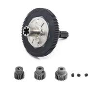 QOAKSDY RC Teile per Arrma per Senton per Granite per Vorteks per Typhon 4X4 1/10 RC Auto 1 Set 91T Spur Gear Slipper Frizione 21T 19T 17T Gear Set(Black)