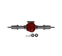 QOAKSDY RC Teile per Axial per SCX10 D90 1/10 RC per Rock Crawler Parti di Aggiornamento per Auto in Metallo CNC Anteriore ASSE Posteriore con Base Servo(Rear)