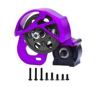 QOAKSDY RC Teile Per Axial Per SCX10 I II AX10 SMT10 Gear Box 1/10 RC Crawler Aggiornamenti Centro Di Trasmissione In Metallo Cambio(Purple)
