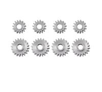 QOAKSDY RC Teile per FMS per FCX24 1/24 RC Crawler Car Parti di Ricambio 8 Pezzi Overdrive Portale in Acciaio ASSE Gear Set 20T 15T