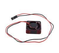 QOAKSDY RC Teile per Il Pezzo di Ricambio per Auto RC Motore ESC con Guscio in Metallo Ventola di Raffreddamento da 25 Mm Ventola di Dissipazione del Calore Ad Alta velocità(Red)