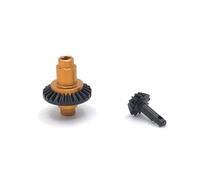 QOAKSDY RC Teile per Jimny 1/16 RC Ricambi Auto Accessori Aggiornamento in Metallo Rimontare Il Differenziale Dell'asse Anteriore E Posteriore(Yellow)