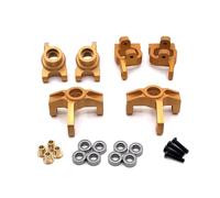 QOAKSDY RC Teile per LC per Le Corse per WLtoys 144010 144001 144002 124017 124016 124018 124019 1/14 RC Parti di Automobili Aggiornamento Cuscinetto della Tazza dello Sterzo(Yellow)