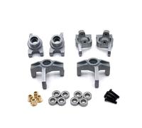 QOAKSDY RC Teile per LC per Le Corse per WLtoys 144010 144001 144002 124017 124016 124018 124019 1/14 RC Parti di Automobili Aggiornamento Cuscinetto della Tazza dello Sterzo(Gray)