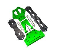 QOAKSDY RC Teile per LOSI per Lasernut U4 1/10 RC Accessori di Aggiornamento per Auto Piastra di Supporto per Scheda Secondo Piano in Metallo LOS231064(Green)