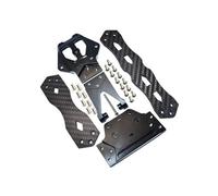 QOAKSDY RC Teile per LOSI per Lasernut U4 1/10 RC Accessori di Aggiornamento per Auto Piastra di Supporto per Scheda Secondo Piano in Metallo LOS231064(Black)