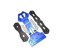 QOAKSDY RC Teile per LOSI per Lasernut U4 1/10 RC Accessori di Aggiornamento per Auto Piastra di Supporto per Scheda Secondo Piano in Metallo LOS231064(Blue)