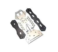 QOAKSDY RC Teile per LOSI per Lasernut U4 1/10 RC Accessori di Aggiornamento per Auto Piastra di Supporto per Scheda Secondo Piano in Metallo LOS231064(Silver)